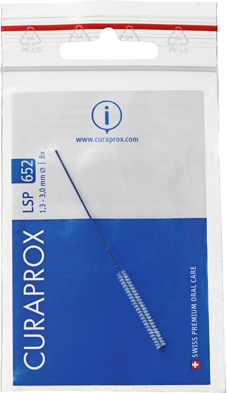 CURAPROX LSP  Beutel  8 Stück LSP 652, x-fein, Ø 1,3-3 mm