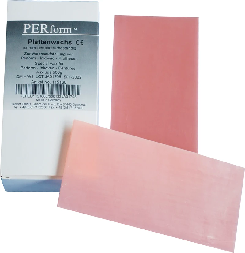 PERform-Spezial-Plattenwachs  Packung  500 g