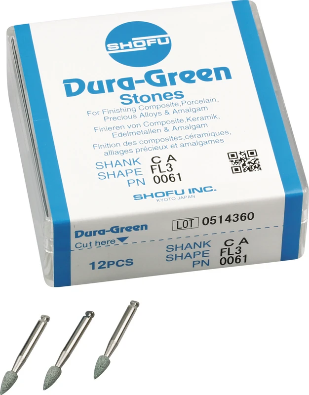 Dura-Green  Packung  12 Stück FL3, RA, ISO 030