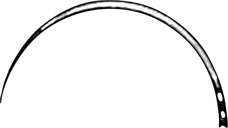 Chirurgische Nähnadeln  Packung  12 Stück Rundkörper, gebogen, Figur 4