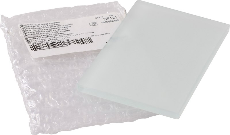 Anrührplatte  Stück  DF121, 130 x 80 mm