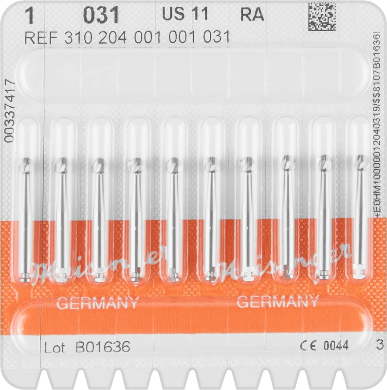 Stahlbohrer 1  Packung  10 Stück RA, Figur 001, ISO 031