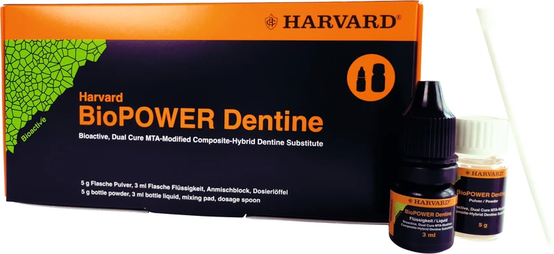 Harvard BioPOWER Dentine HandMix   Packung  5 g Pulver, 3 ml Flüssigkeit