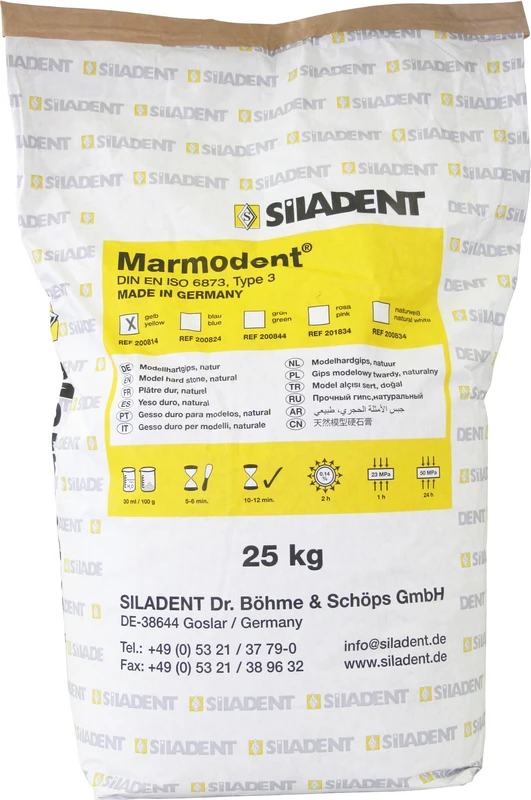 Marmodent®  Sack  25 kg gelb