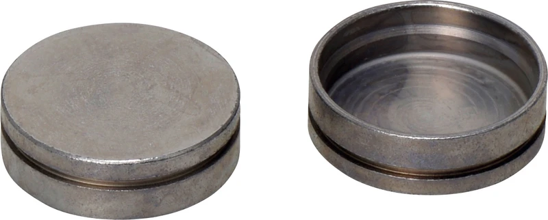 Splitcast Magnettöpfe  Packung  50 Stück gedreht, galvanisch veredelt