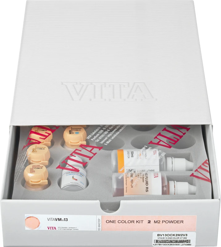 VITA VM® 13 3D-MASTER®  One Color Kit 2M2 Pulver  Einfarben-Sortiment