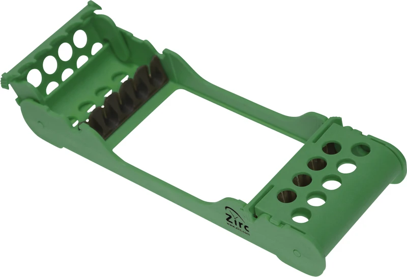 E-Z Jett Kassetten  Stück  20,2 x 9,7 x 3 cm, für 5 Instrumente grün