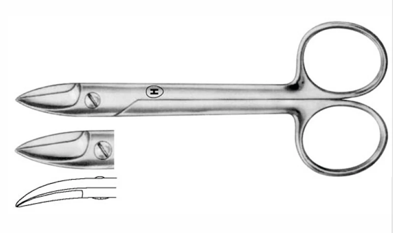 Kronenscheren nach Beebee  Stück  HSB 651-10, gebogen, gezahnt