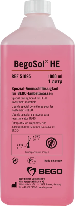 BegoSol® HE  Flasche  1 Liter für den Sommer