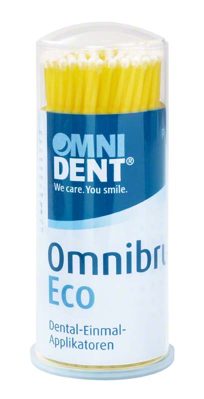 Omnibrush Eco  Packung  100 Stück gelb