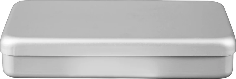 ALUMINIUM BOX leer  Stück  silber, 18 x 9 x 3 cm
