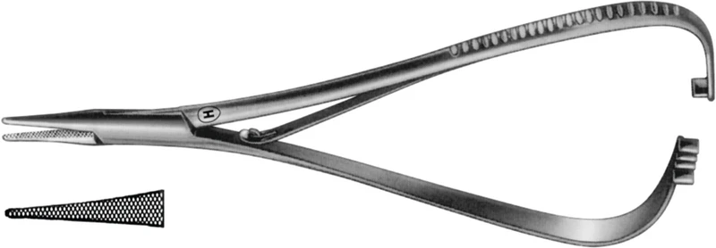 Nadelhalter nach Mathieu-Kocher  Stück  HSD 005-14, 140 mm, schlankes Maul