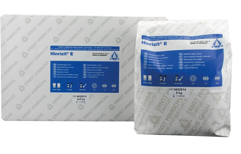 Hinrizit® E  Karton  4 x 5 kg naturweiß