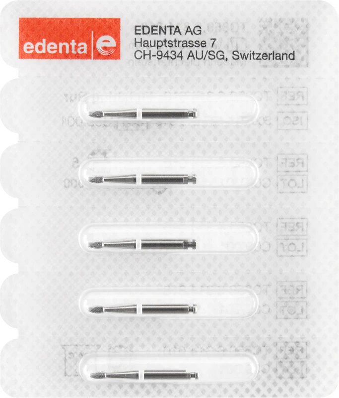 HM-Finierer TC379  Packung  5 Stück weiß, 30 Schneiden, RA, Figur 277 Eiform, 3,5 mm, ISO 018