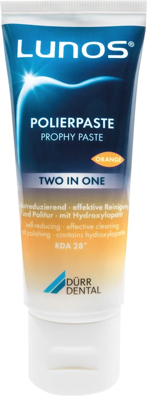 LUNOS® POLIERPASTE TWO IN ONE  Tube  100 g Orange