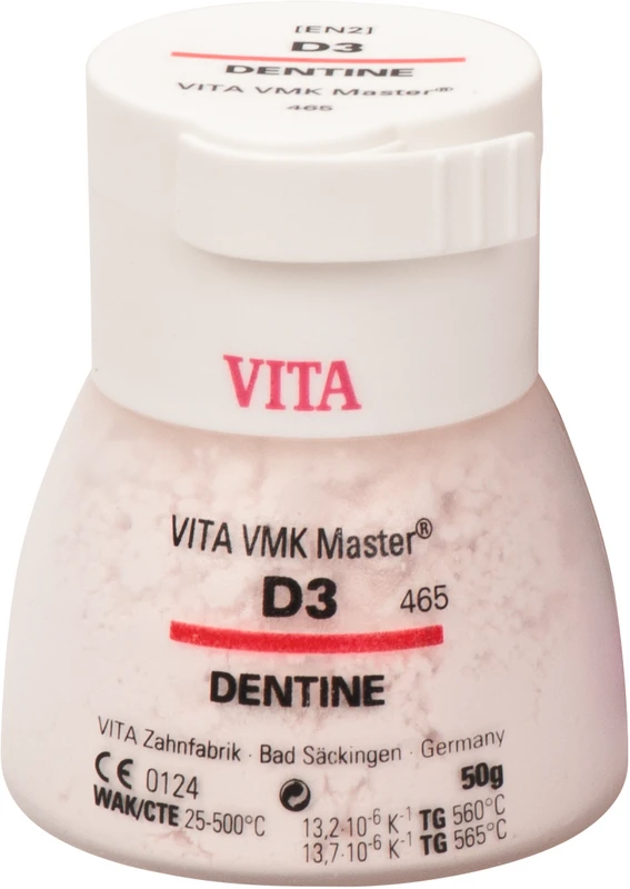 VITA VMK Master® VITA classical A1-D4®  Dose  50 g Pulver dentine D3