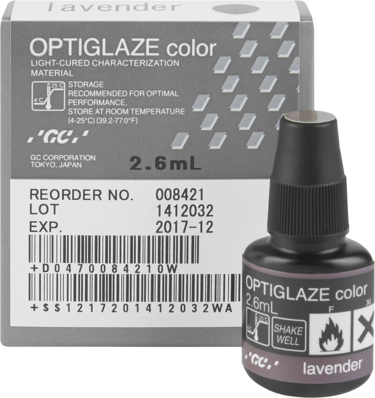 GC OPTIGLAZE® color  Flasche  2,6 ml lavendel