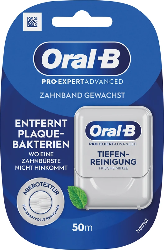 Oral-B Pro Expert Advanced Floss   Packung  50 m Floss gewachst