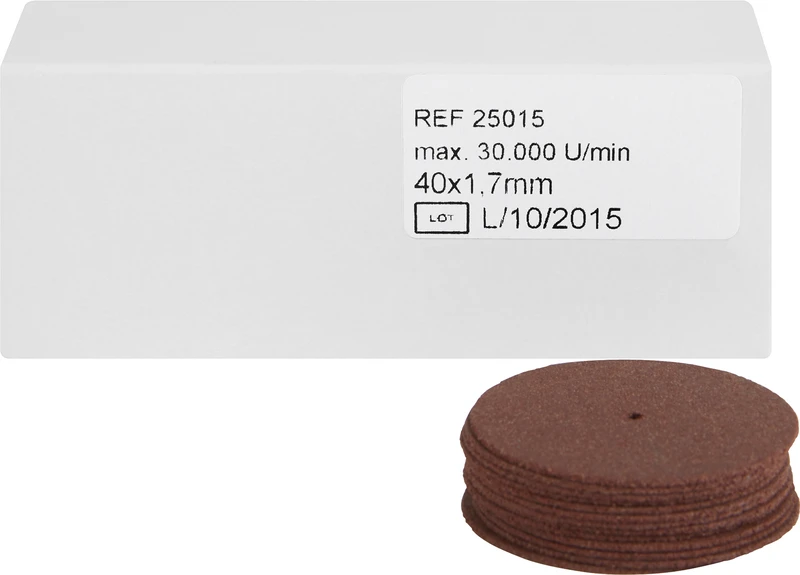 TOPDENT BA 606 Co-Cr-Trennscheiben  Packung  100 Stück Ø 40 mm x 1 mm