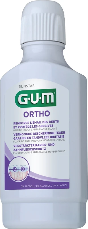 GUM® ORTHO Mundspülung  Flasche  300 ml