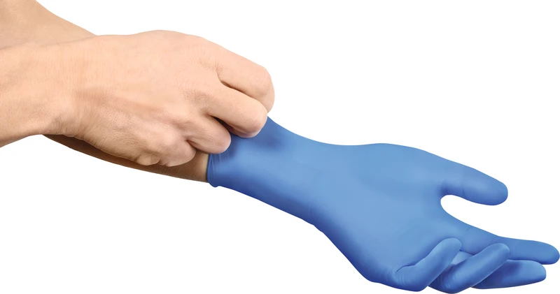 Peha-soft® nitrile powderfree  Packung  100 Stück puderfrei, blau, M