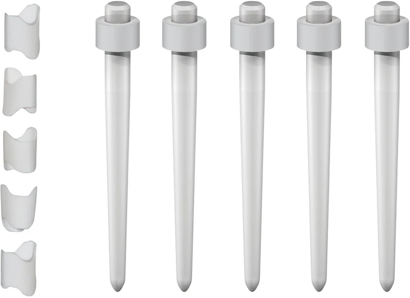 Luscent Anchors® Wurzelstifte  Packung  15 Stück Größe XS, weiß, 15 Stumpfaufbauhülsen