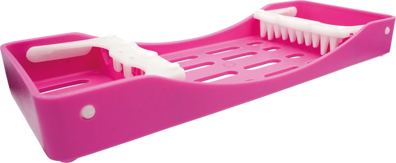Steri-Wash-Tray   Stück  für 5 Instrumente, pink