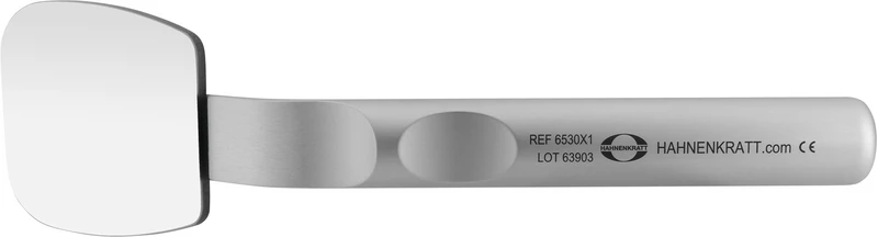 Fotospiegel FS Rhodium  Stück  einseitig, 58 x 76 mm, Griff abgewinkelt