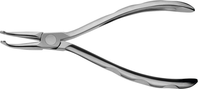 How Zange  Stück  abgewinkelt, kreuzverzahnte Arbeitsenden