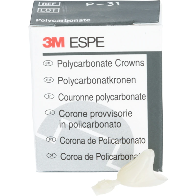 Polycarbonat-Kronen  Packung  5 Stück Nr. 31