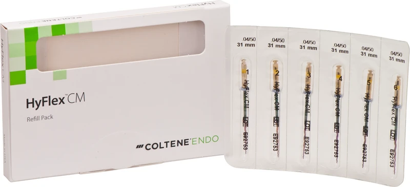 HyFlex® CM  Packung  6 Stück 31 mm, Taper.04 ISO 050