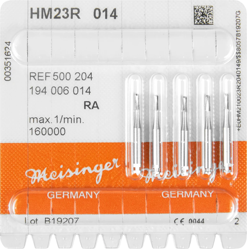 HM-Bohrer 23R  Packung  5 Stück RA, Figur 194, 4,5 mm, ISO 014