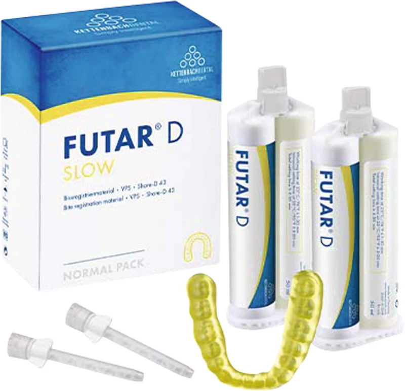 Futar® D Slow  Packung  2 x 50 ml Doppelkartusche, 6 Mischkanülen