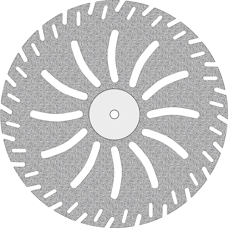 Diamantscheibe 378  Stück  blau Standard, HP, Figur 378, 0,35 mm, ISO 450