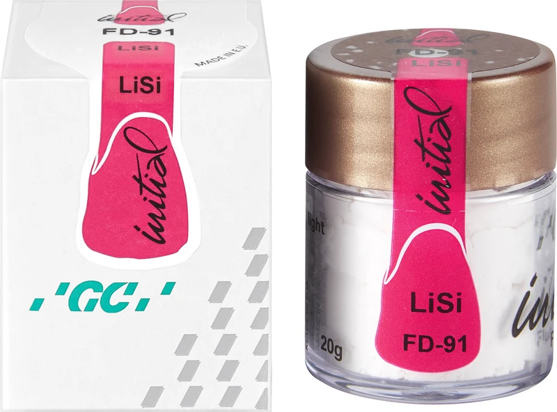 GC Initial LiSi  Dose  20 g Pulver fluo-dentin FD-91