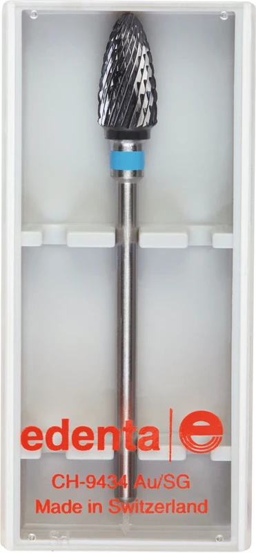 Volcano Fräser Schliff 10  Stück  Kreuzverzahnung, blau standard, HP, Figur 257, 12 mm, ISO 060