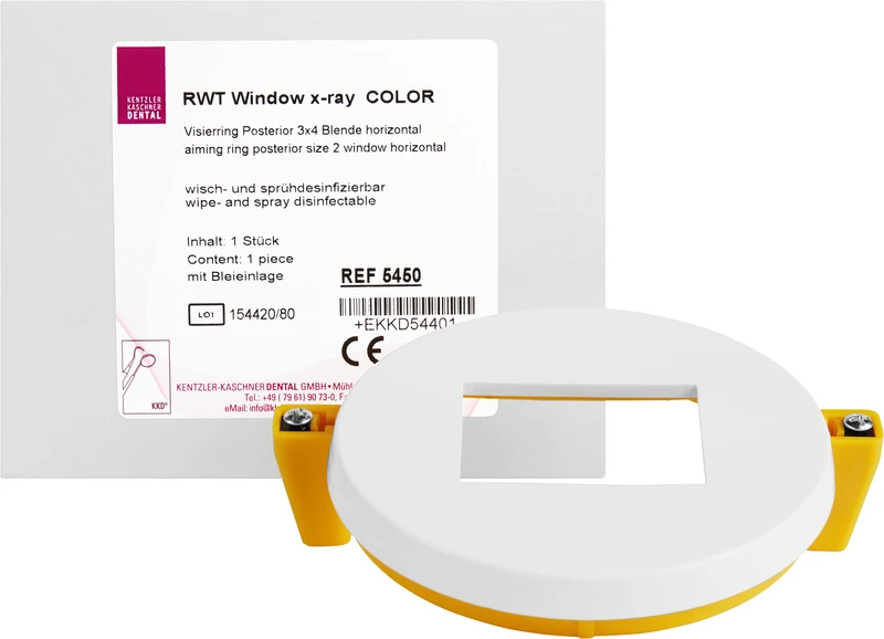 RWT Visierringe  Stück  Visierring gelb, Posterior, 3 x 4 cm