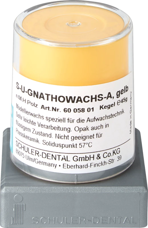 S-U-Gnathowachs-A  Kegel  45 g gelb