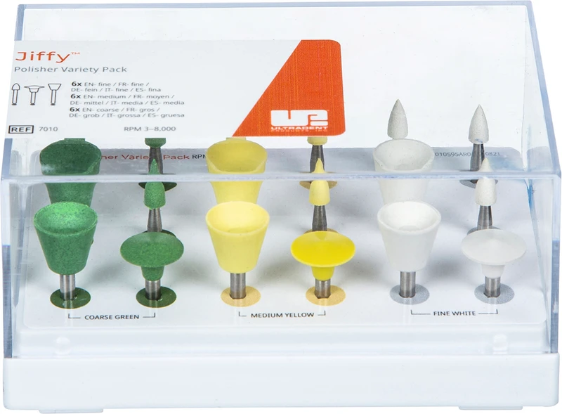 Jiffy Original Composite System  Polisher Variety Pack  18 Polierer (grob, mittel, fein), RA