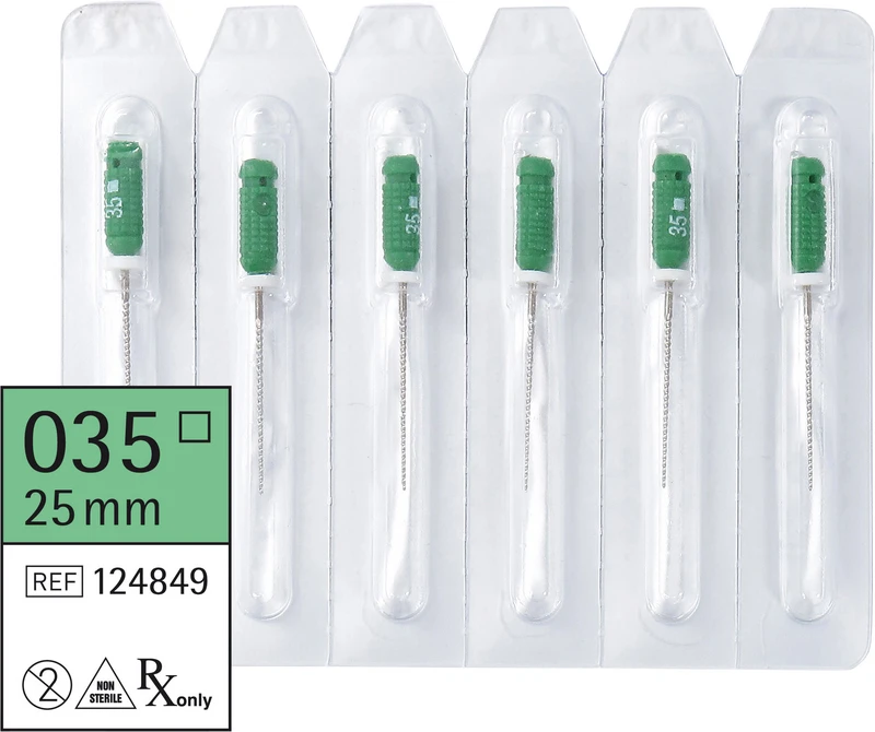 smart K-Feilen  Packung  6 Stück 25 mm ISO 035