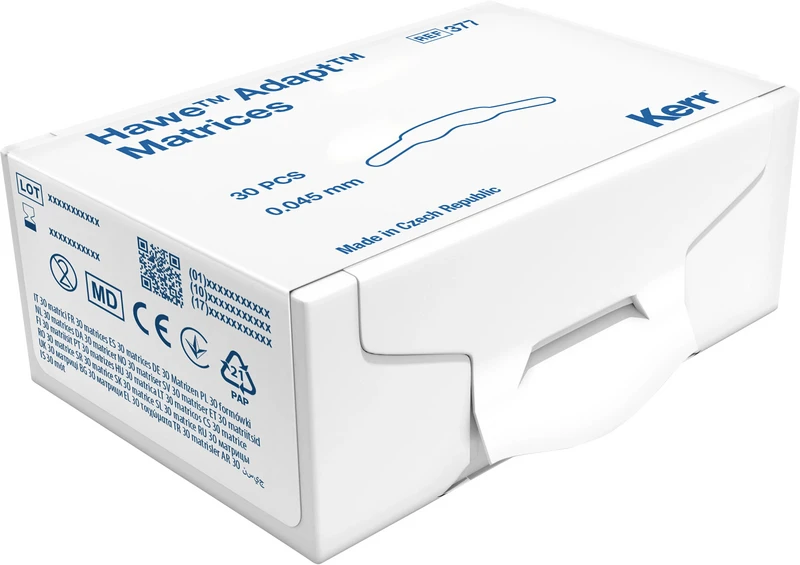 Adapt Matrizen  Nachfüllpackung  30 Stück Stärke 0,045 mm, Form 377