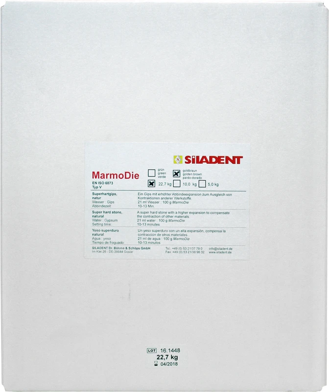 MarmoDie  Karton  22,7 kg goldbraun