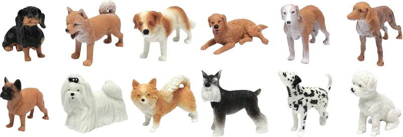 Spielzeug Hunde  Packung  36 Stück