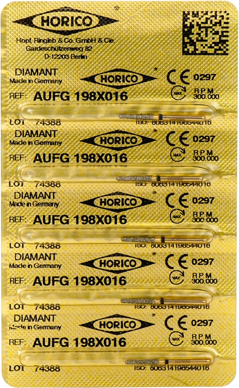 Diamant AuFG 198  Packung  5 Stück schwarz extra grob, FG, Figur 198, ISO 016