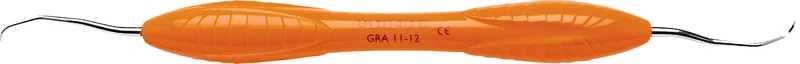 LM Gracey  Stück  Figur 11\12, mesial, Prämolaren\Molaren, orange, LM-ErgoSense® Griff