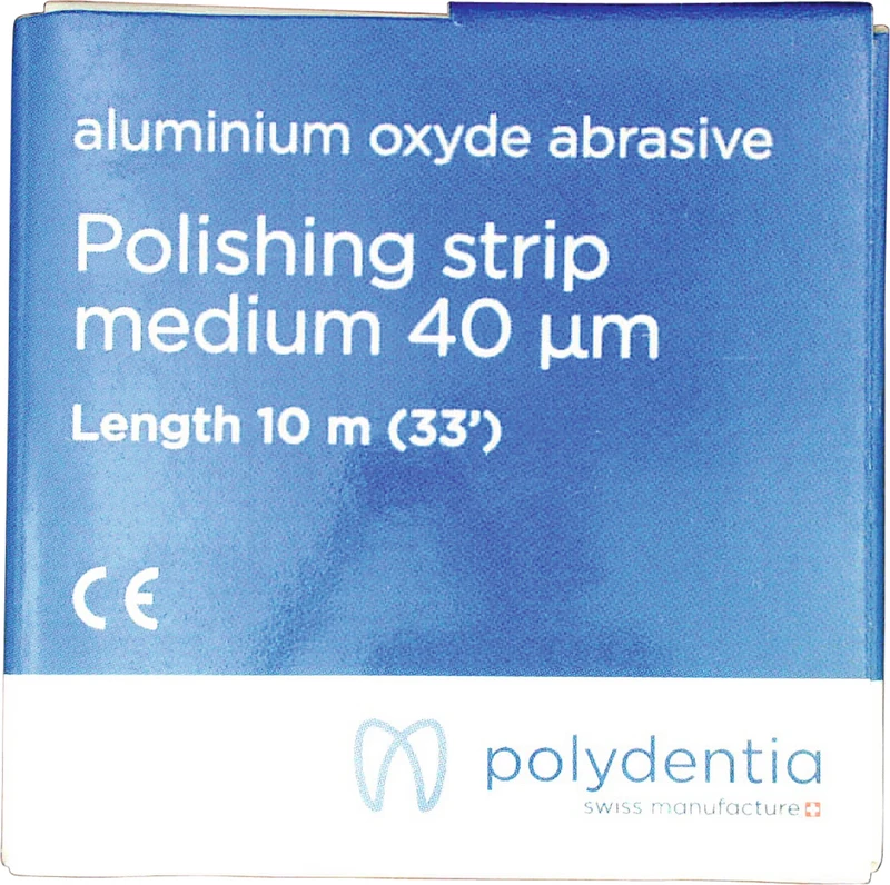 Abrasive Polishing Strip  Rolle  10 m Stück in Spender blau, 40 µm