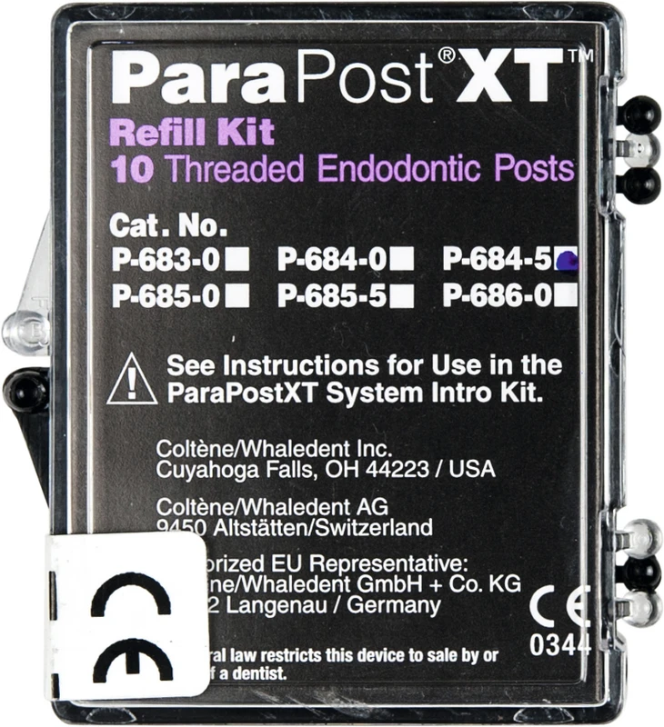 ParaPost® XT Titanstifte  Nachfüllpackung  10 Stück Ø 1,14 mm, blau