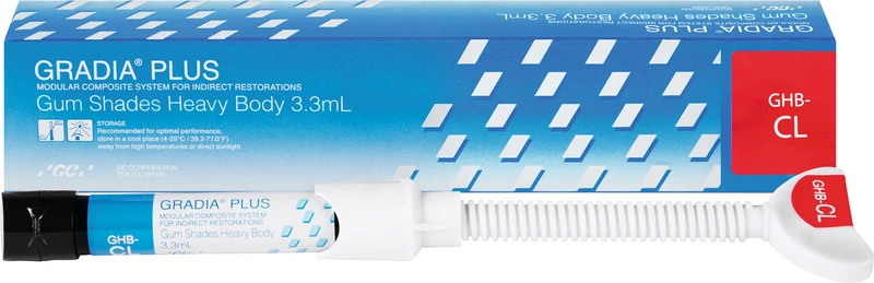 GC GRADIA® PLUS  Spritze  3,3 ml Paste GHB-CL
