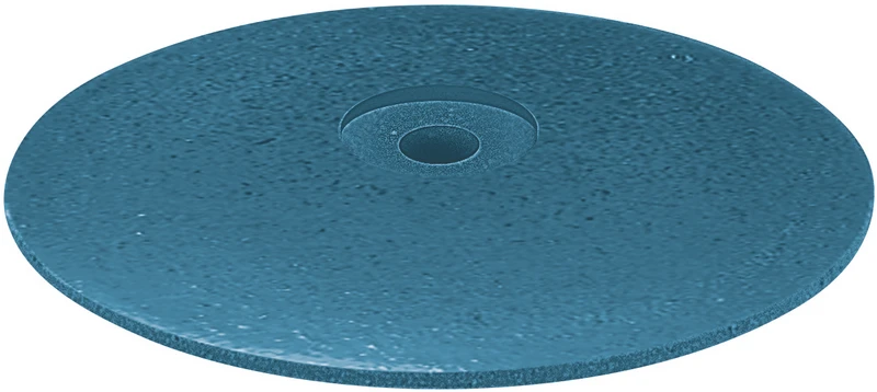 EVEFLEX  Packung  10 Stück unmontiert, blau sehr grob, Figur Linse, 22 x 4 mm