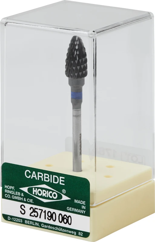 HM-Fräser 257  Stück  schwarz beschichtet, Kreuzverzahnung, blau normal, HP, Figur S257, 12 mm, ISO 060